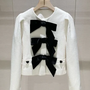 Anti-Aging  Knot Long Sve round Ne Ladies' Cardigan Outerwear Winter New Sle White Color Commute Faion - AliExpress Sweaters&Jumpers