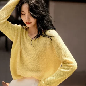 Soft Lazy Knitted Camere Sweater Sl Osmanthus Needle Consiensi eep Camere Comfortable Loose Fit Casual Sle - AliExpress Sweaters&Jumpers