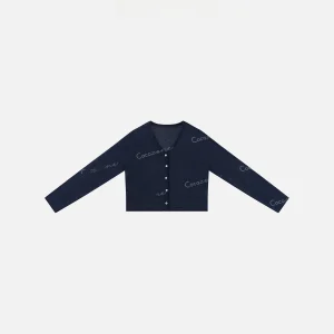 Lightweight Single-Button Knitted Cardigan Women's Faion Spring 2026 Simple Sle k Blue ZONE Long Sve Regular Fit - AliExpress Sweaters&Jumpers