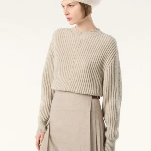 Autumn And Winter New Round Neck Simple Elegant Versatile Commuting Solid Color Slim Cable Knit Sweater - AliExpress Sweaters&Jumpers