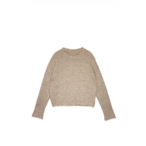 Ele Champagne Color iny Sweater round Ne  Week New Autumn Winter Soft Knitted Long Sve Women's Faion Premium - AliExpress Sweaters&Jumpers