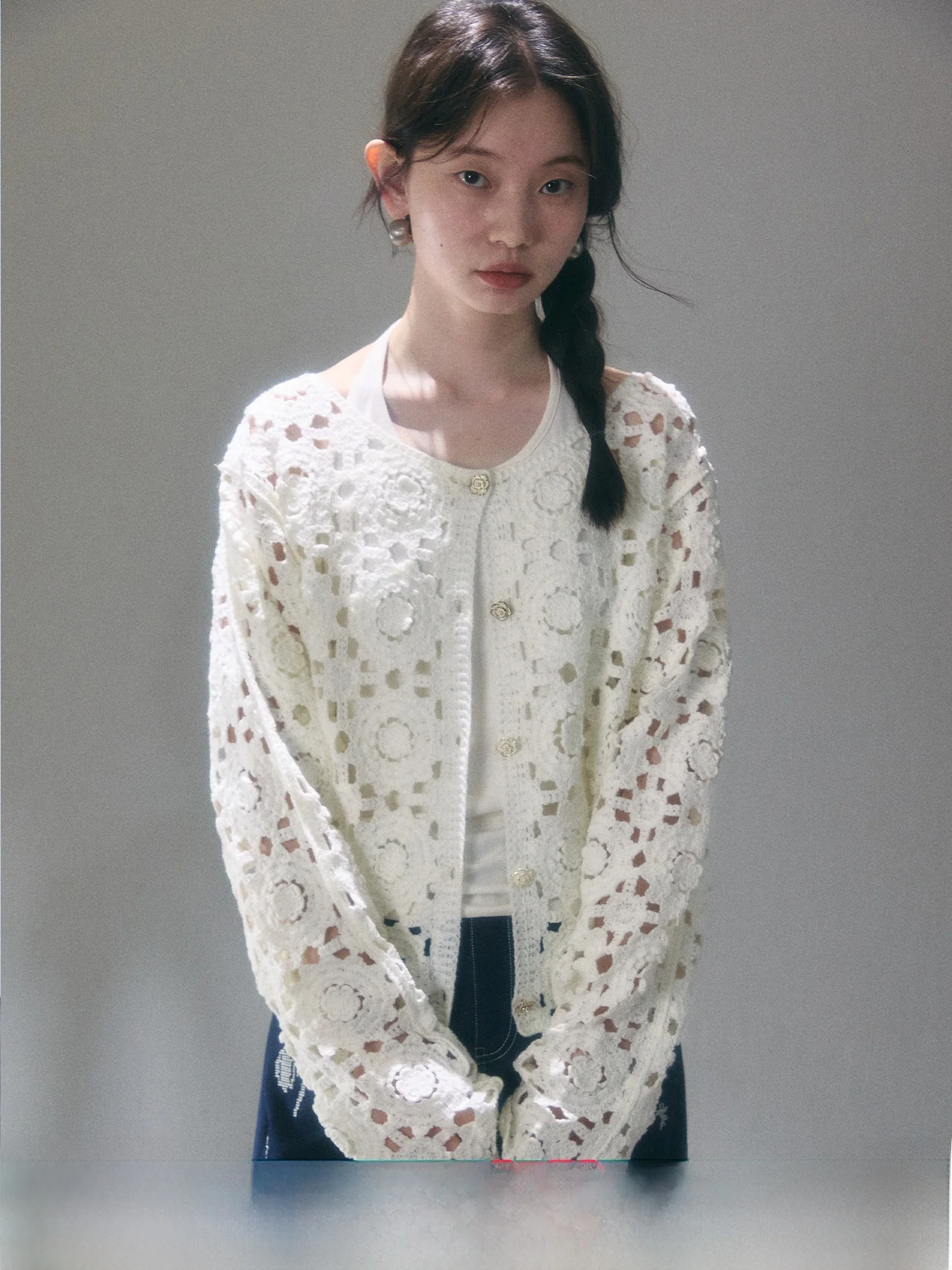 U Are Vintage Knitted Open Cardigan Embroidered Flower Hollow out Design Breathable Ladies' ort Outerwear Spring Season - AliExpress Sweaters&Jumpers