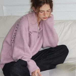 Romantic Retro Color Blo Woolen Sweater Women's Soft Versatile Wear Commute Spring Autumn Winter Long Sve Regular Fit - AliExpress Sweaters&Jumpers