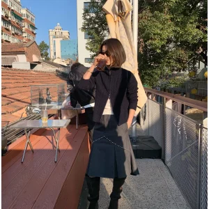 Korean Sle Women's Thiened Wool Knitted Cardigan Sweater Stand Collar Long Sve Zipper Casual Outerwear Faion Top - AliExpress Sweaters&Jumpers