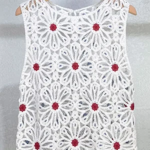Ele round Ne Knitted Vest Women's ort Svel Hollow out Design Summer Faion Quali DBNY Commute Sle Loose Fit - AliExpress Sweaters&Jumpers