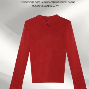 Yolo Woolen Knitted Long Sve irt New Chinese Sle Stand Collar Side Button Soft Cotton Wool Casual Faion Daily Wear - AliExpress Sweaters&Jumpers