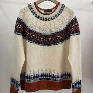 New Autumn/Winter Retro High-Quality Round Neck Cashmere And Wool Blend Sweater For Women - AliExpress Sweaters&Jumpers