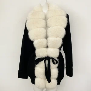 Cardigan Lady Women's Sweater Real Fox Fur Jackets Women Cardigan Sweaters & Jumpers Real Fur Coats for Woman Oversized Sweater - AliExpress Sweaters&Jumpers