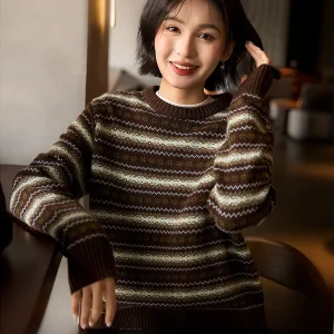 Fairy Island Knitted Sweater Women's New Sle Soft Wool Camere Crt Time S Commute Sle Long Sve round Ne Sweater - AliExpress Sweaters&Jumpers