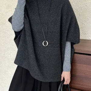 Red Big Size Knitting Sweater Round Neck Half Batwing Sleeve Women Pullovers New Fashion Tide Spring Autumn - AliExpress Sweaters&Jumpers