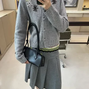 All-purpose business casual knit cardigan coat. Hand-sewn openwork holey cotton wool sweater for women. - AliExpress Sweaters&Jumpers
