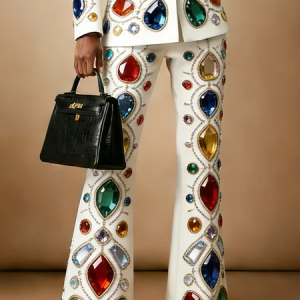 Urban 3D Printing Fashion Flare Pants, Pants, color:As Picture|size:XXL, Stylewe