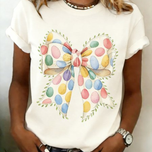 Women 3D Printing Short Sleeve Tee T-shirt Crew Neck Casual Summer Top, JustFashionNow T-Shirts, color:As Picture|size:5XL