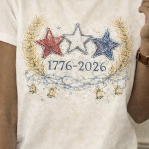 Women Star Short Sleeve Tee T-shirt Crew Neck Printing Casual Graphic Tee Summer Top, JustFashionNow T-Shirts, color:Apricot|size:XXL