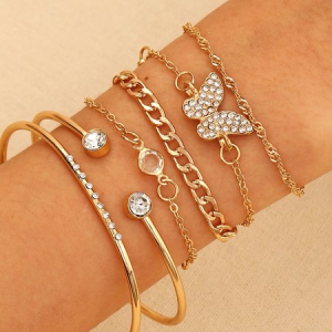 Multi layered vintage bracelet, JustFashionNow Bracelets, color:Color20