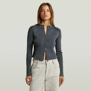 2 Way Washed Slim Knit - Dark blue - Women, Knitwear, G-Star RAW catalog