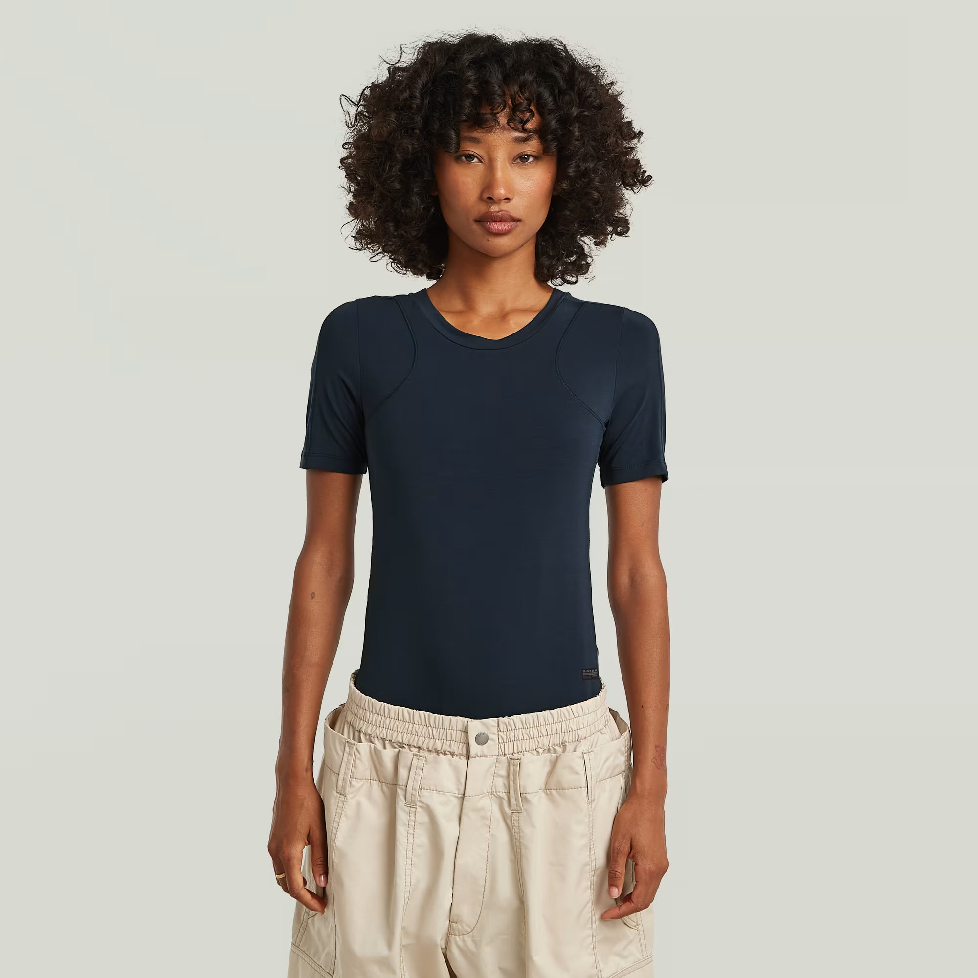 2nd Skin Bodysuit T-Shirt - Dark blue - Women, T-Shirts, G-Star RAW catalog