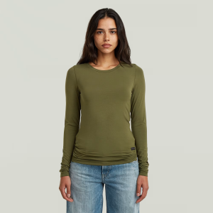 2nd Skin Long Sleeve T-Shirt - Green - Women, T-Shirts, G-Star RAW catalog