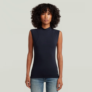 2nd Skin Mock T-Shirt - Dark blue - Women, T-Shirts, G-Star RAW catalog