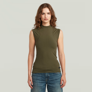 2nd Skin Mock T-Shirt - Green - Women, T-Shirts, G-Star RAW catalog