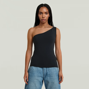 2nd Skin One Shoulder T-Shirt - Black - Women, T-Shirts, G-Star RAW catalog
