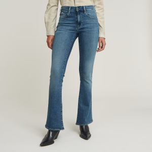 3301 Flare Jeans - Medium blue - Women, Jeans, G-Star RAW catalog