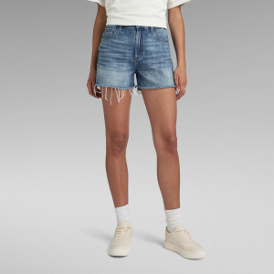 3301 Ripped Shorts - Medium blue - Women, Shorts, G-Star RAW catalog