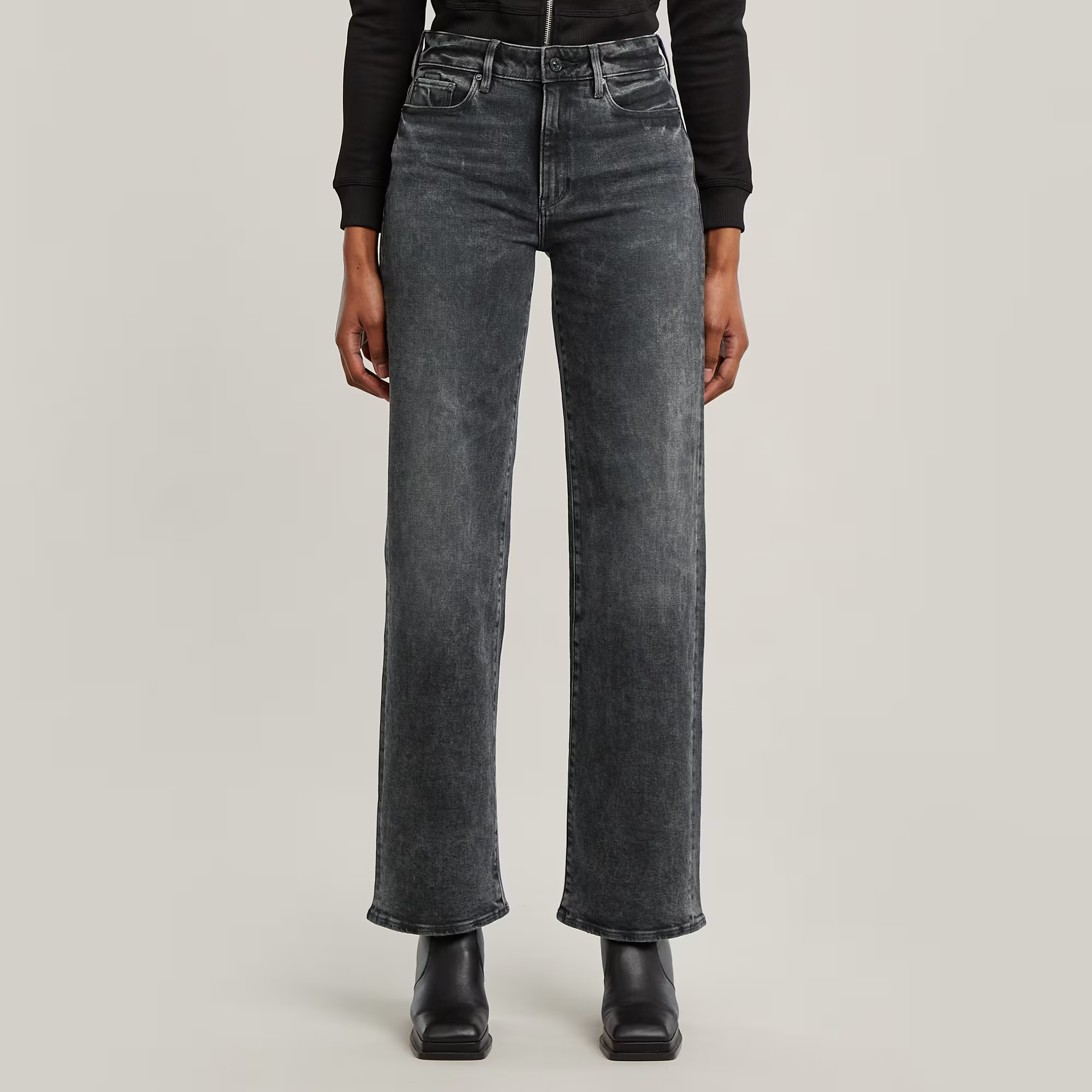 3301 Shape Straight Jeans - Black - Women, Jeans, G-Star RAW catalog