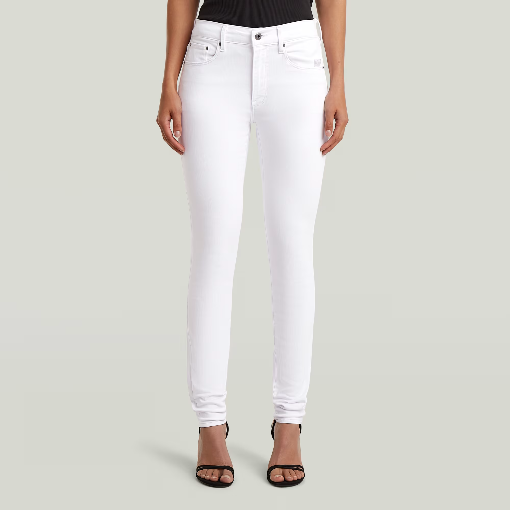 3301 Skinny Jeans - White - Women, Jeans, G-Star RAW catalog