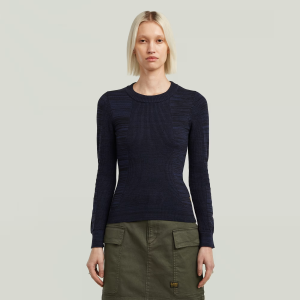 3D Biker Knit Slim Pullover - Multi color - Women, Knitwear, G-Star RAW catalog
