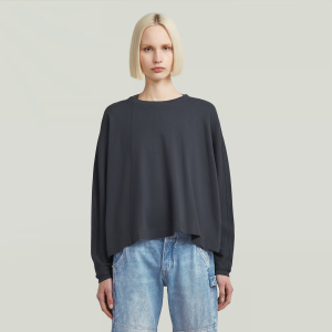 A Line Oversized T-Shirt - Dark blue - Women, T-Shirts, G-Star RAW catalog