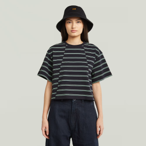 A Line Stripe Boxy T-Shirt - Multi color - Women, T-Shirts, G-Star RAW catalog