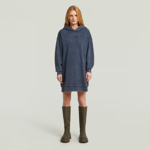 A Line Sweater Dress - Dark blue - Women, Dresses, G-Star RAW catalog