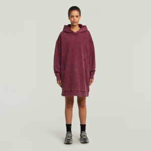 A Line Sweater Dress - Red - Women, Dresses, G-Star RAW catalog