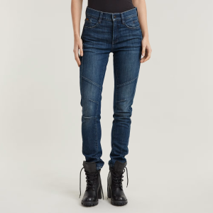 Ace 2.0 Biker Slim Straight Jeans - Dark blue - Women, Jeans, G-Star RAW catalog