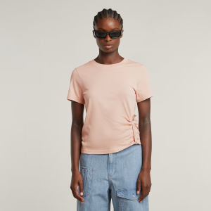 Adjustable Slim T-Shirt - Pink - Women, T-Shirts, G-Star RAW catalog