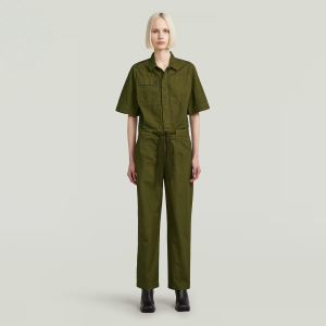 Army Jumpsuit - Green - Women, Jumpsuits-Overalls, G-Star RAW catalog