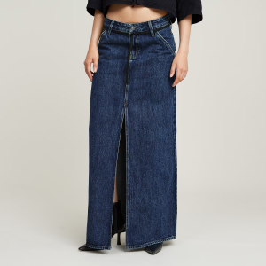 Baggy Maxi Skirt - Dark blue - Women, Skirts, G-Star RAW catalog