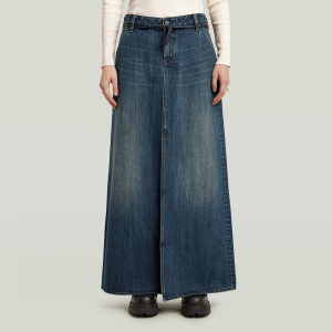 Baggy Maxi Skirt - antique faded cyclone - Women, Skirts, G-Star RAW catalog