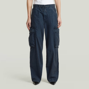 Balloon Cargo Pants - Dark blue - Women, Pants, G-Star RAW catalog