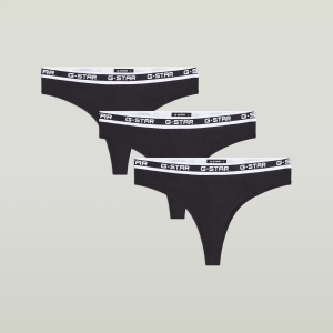 Bazilian Brief 3-Pack - Black - Women, Underwear, G-Star RAW catalog