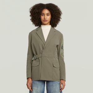 Belted Blazer - Brown - Women, Jackets and Blazers, G-Star RAW catalog