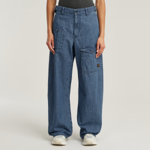 Belted Cargo Loose 2.0 Jeans - Medium blue - Women, Jeans, G-Star RAW catalog