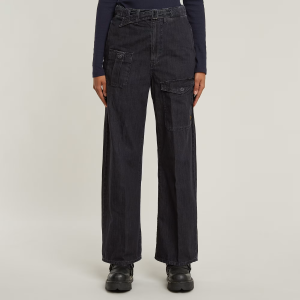 Belted Cargo Loose Jeans - Black - Women, Jeans, G-Star RAW catalog