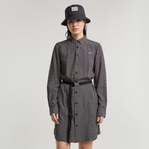 Belted Shirt Dress - Multi color - Women, Dresses, G-Star RAW catalog