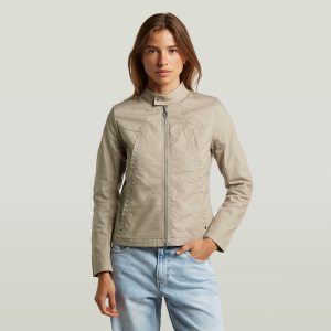 Biker Jacket - Beige - Women, Jackets and Blazers, G-Star RAW catalog