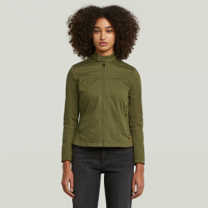 Biker Overshirt - Green - Women, overshirts, G-Star RAW catalog