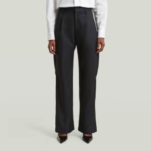 Bowey Pleated Chino - Black - Women, Pants, G-Star RAW catalog