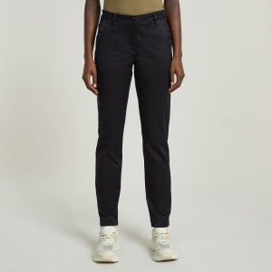 Bronson Mid Waist Chino - Black - Women, Pants, G-Star RAW catalog