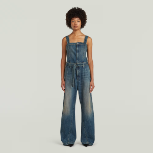 Bustier 3D Jumpsuit - Dark blue - Women, Jumpsuits-Overalls, G-Star RAW catalog